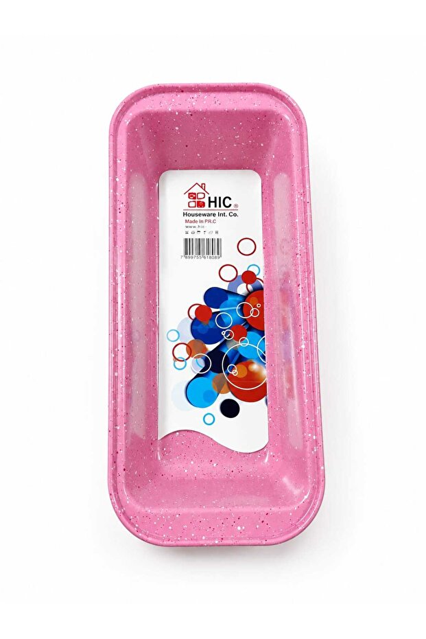 صينية تخزين متعددة الاستخدامات من HIC بلون وردي منقط