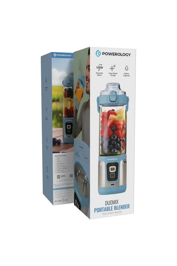 Duomix Portable Blender Blue