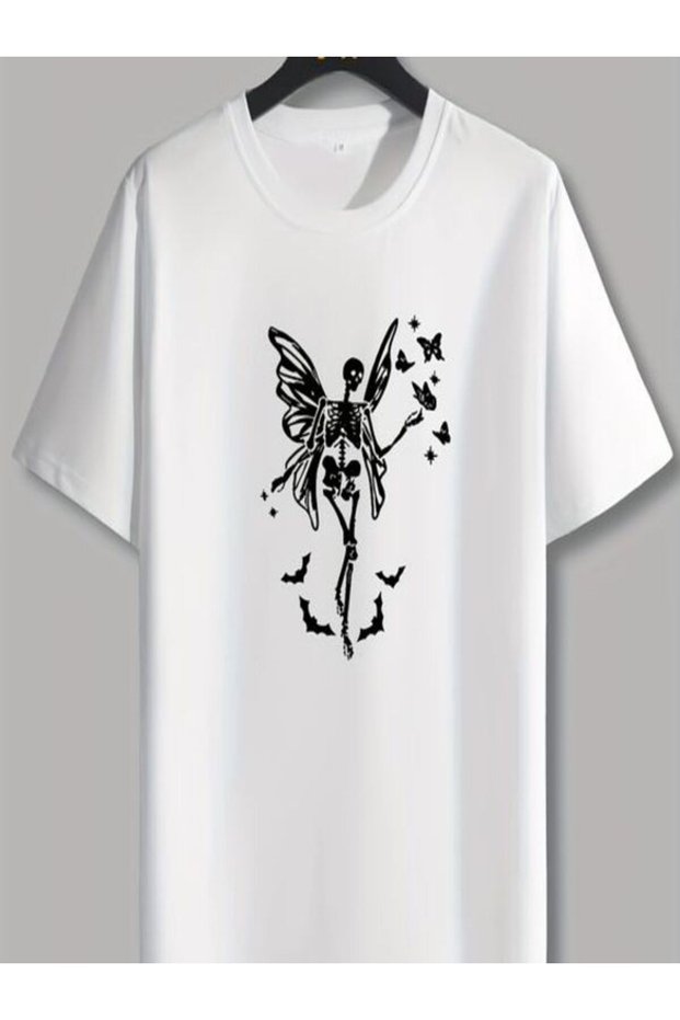 Unisex Oversize Printed Cotton T-Shirt – Relaxed Fit Casual Streetwear