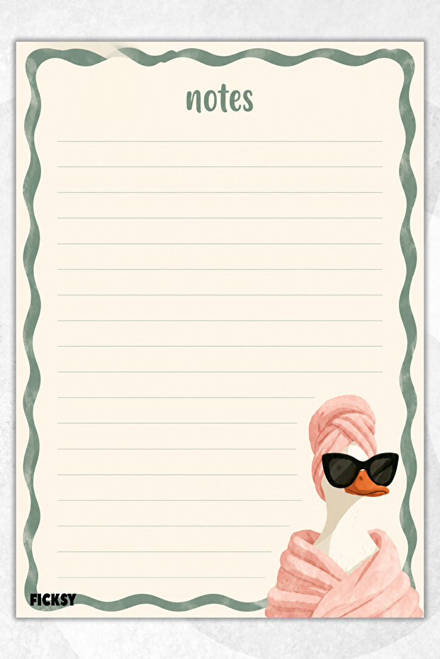 A5 Notepad Lined Notebook - 50 Sheets - Memopad - Notepad - Notepad - Note Paper - 1