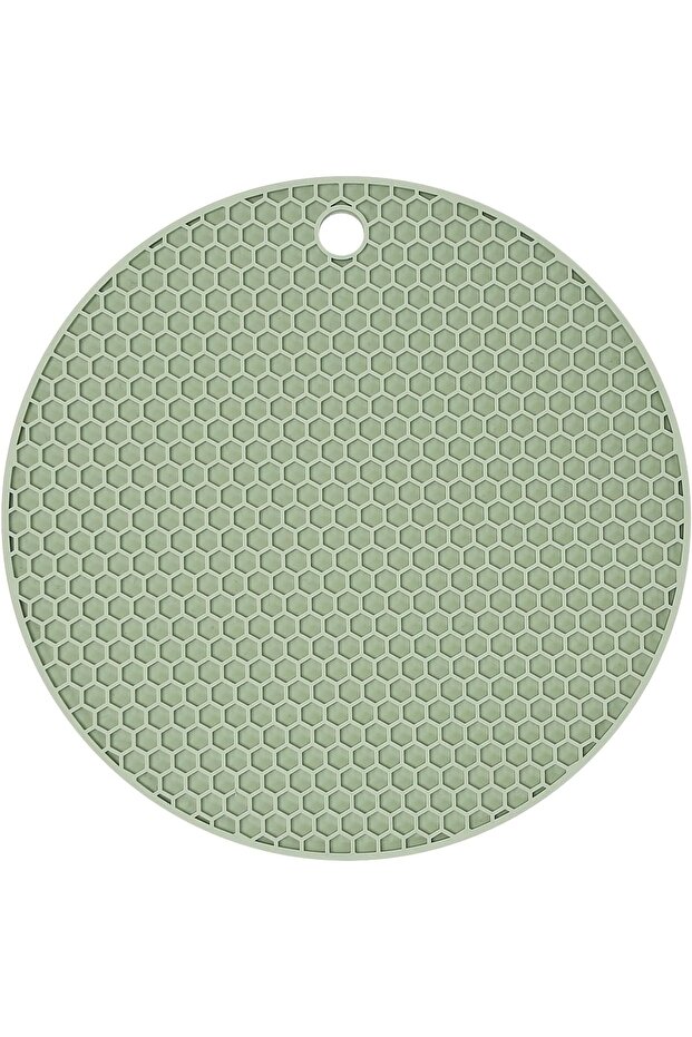 Round Silicone Trivet Heat Resistant Pot Mat Non Slip Hot Pan Holder Kitchen Pad