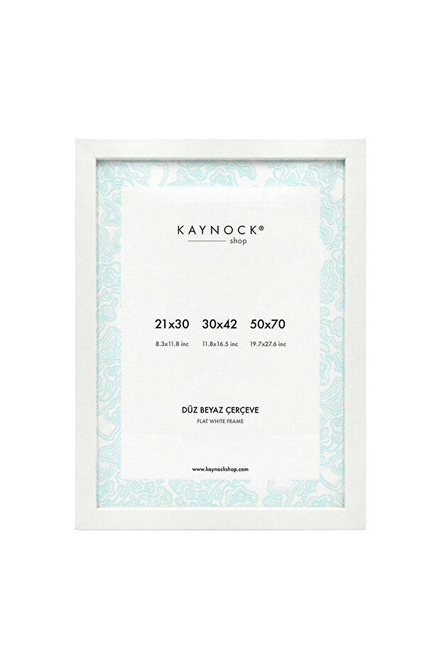 إطار أبيض عادي 21 × 30