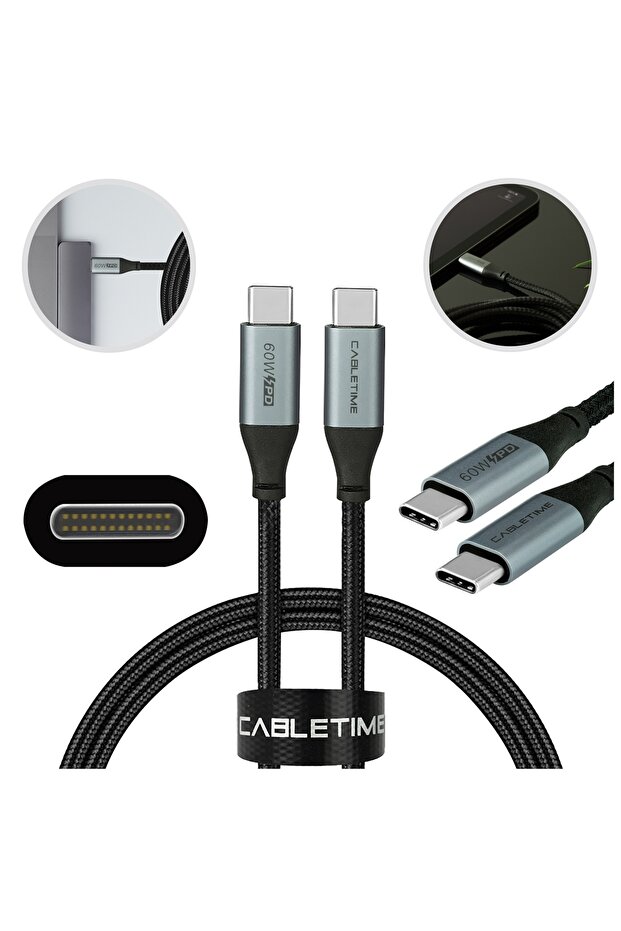 Cablu AUDA USB-C la Lightning 1m - 1