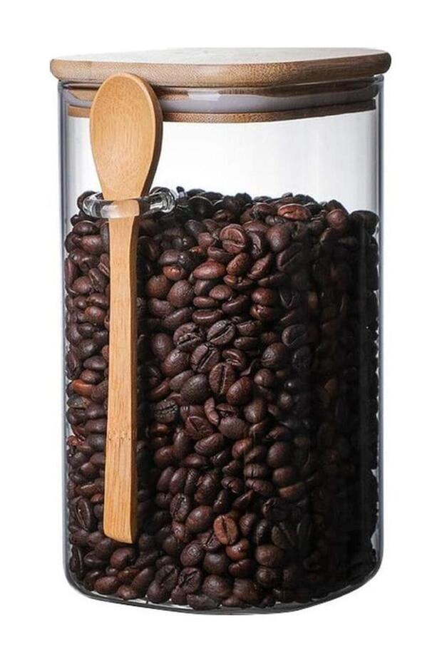 Airtight Glass Food Storage Jar 10 x 10 x 19cm
