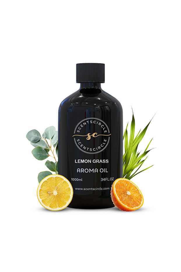 Lemongrass Diffuser Oil 1000ml|Fresh Citrus Bergamot Long Lasting Scent