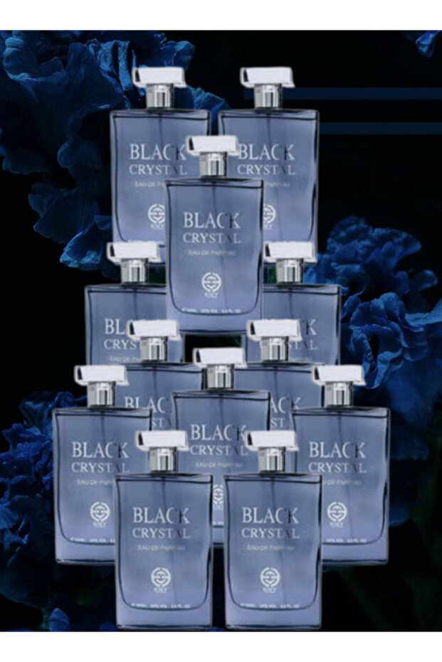 12 قطعة من العطر الكريستالي الأسود 100 مل