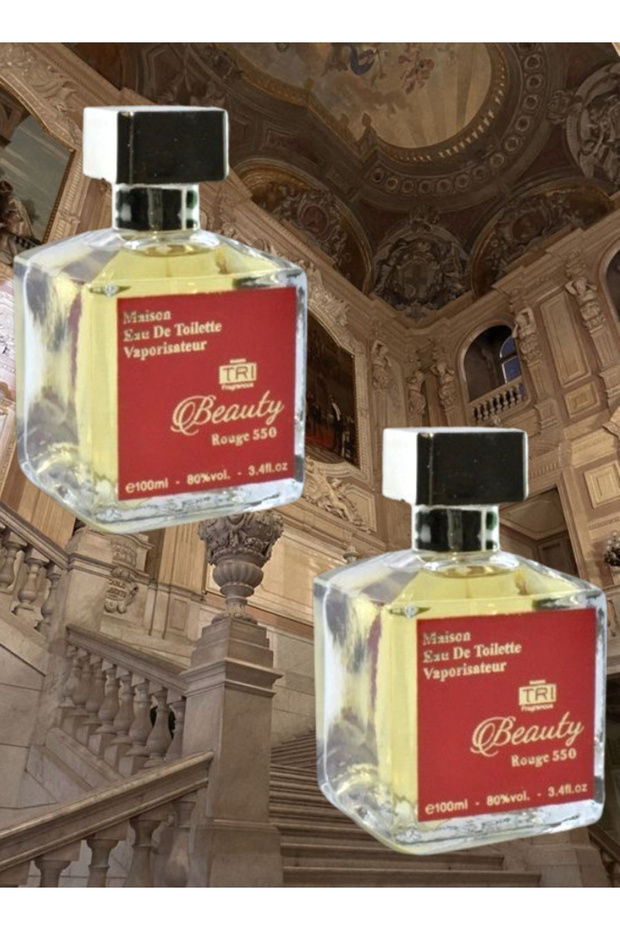 قطعتان من عطر بيوتي روج 550 سعة 100 مل