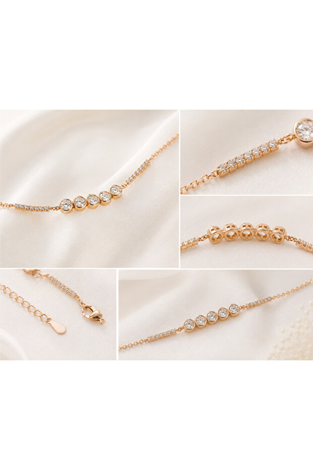 Stone-Encrusted Xuping Bracelet