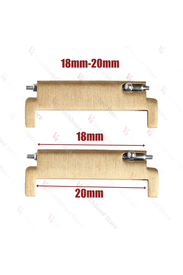 Gold-18mm-20mm 1 Pair Watch Strap Adapter 18mm To 20mm 22mm,20mm To 18/20/22mm,22mm To 22mm Quick Re