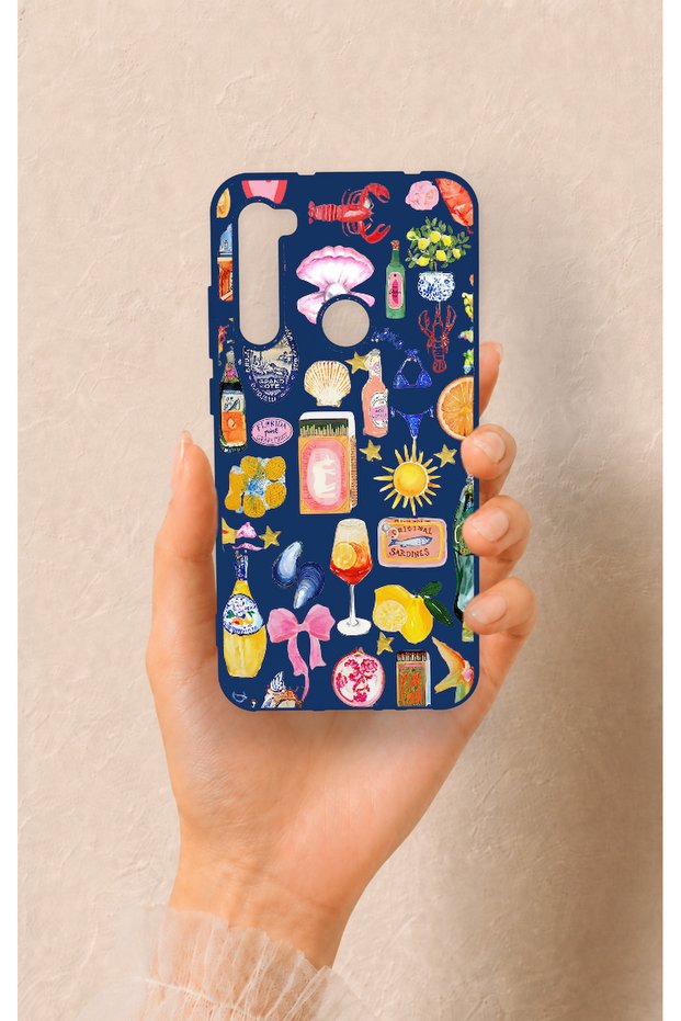 Redmi Note 8 Compatible Summer Patterned Silicone Case
