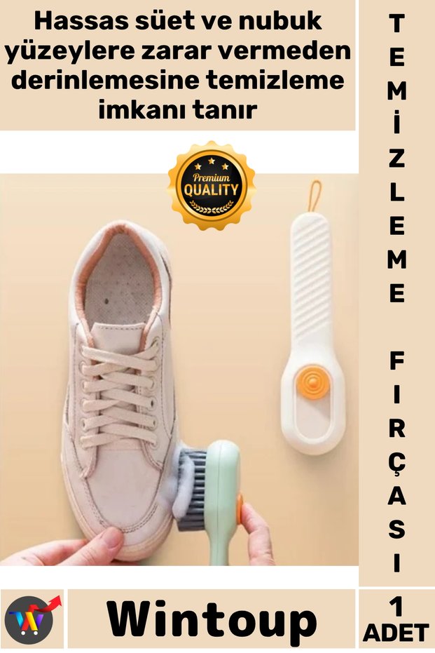 # Brush with Ergonomic Handle for Boots, Suede, Nubuck Shoe Care, Stain Remover, Cleaning Brush with Reservoir