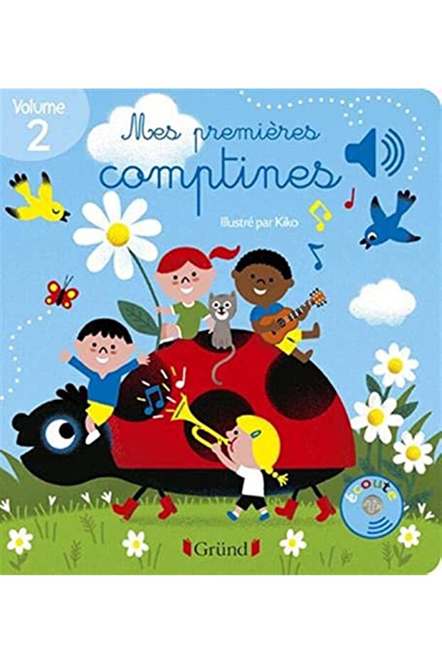 Mes Premieres Comptines Volume 2 Livre Sonore Avec 6 Puces Des 1 An 1 € Disponible Aute