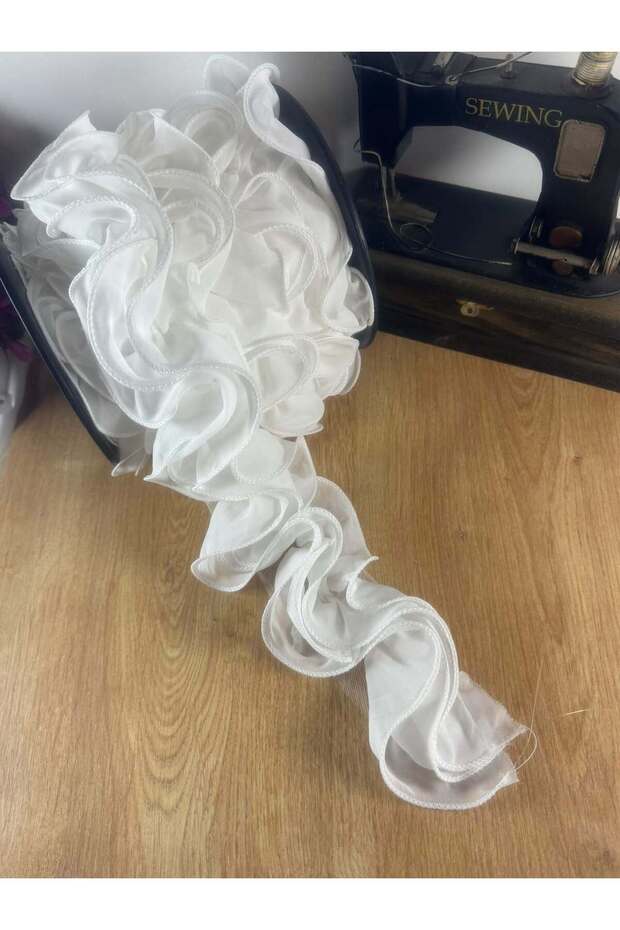 Flounced Chiffon Ribbon Elegant Ruffle Accessory (1 Meter)