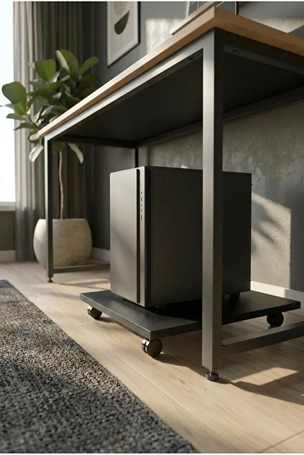 Wheeled Computer Case Stand | 43X60Cm | 7cm Height