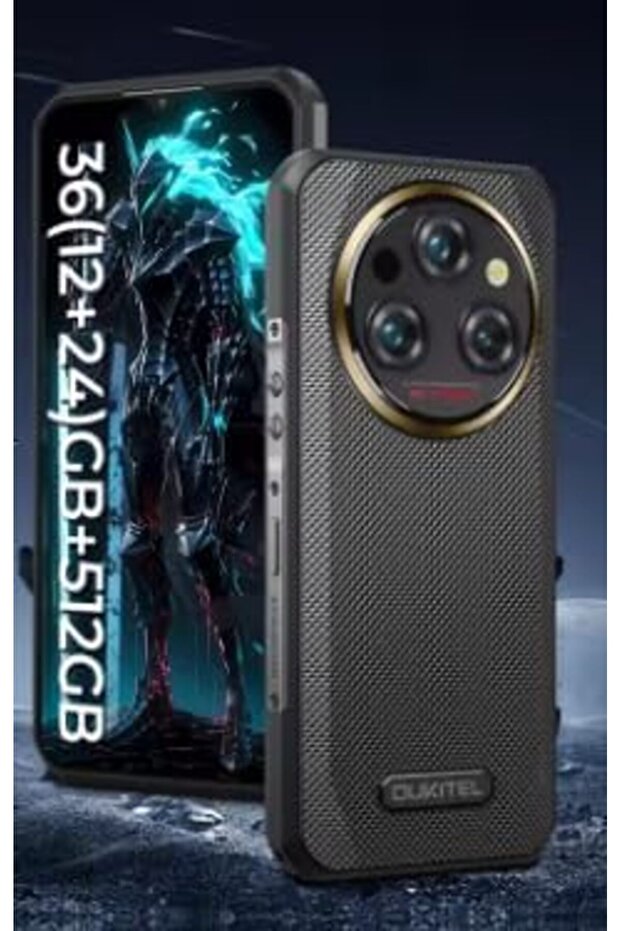 WP35 PRO Rugged Smartphone 5G 11000mAh 36GB+512GB, 6.6" 2.4K Display Android 14, 64 MP, NFC Cell Phone