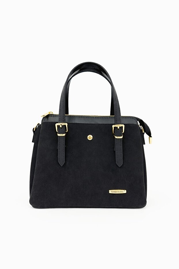Viatox Vs 1415 Women's Shoulder Bag Handbag Shoulder Bag Daily Black Suede
