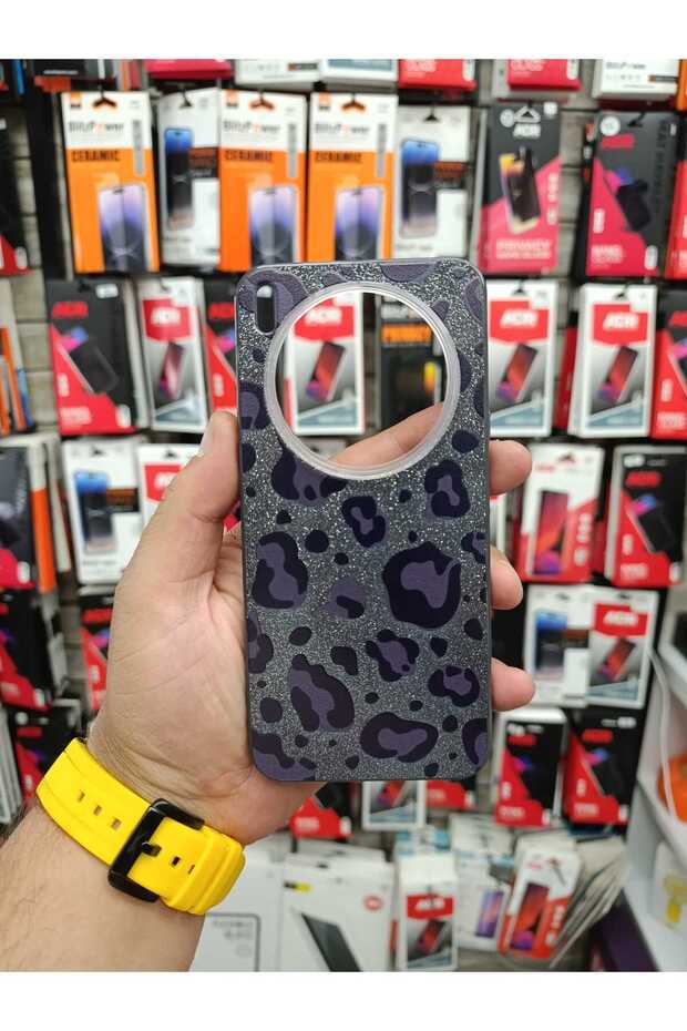 Tecno Camon 40 Premier 5g Compatible Leopard Pattern and Shiny Glitter Shockproof Phone Case