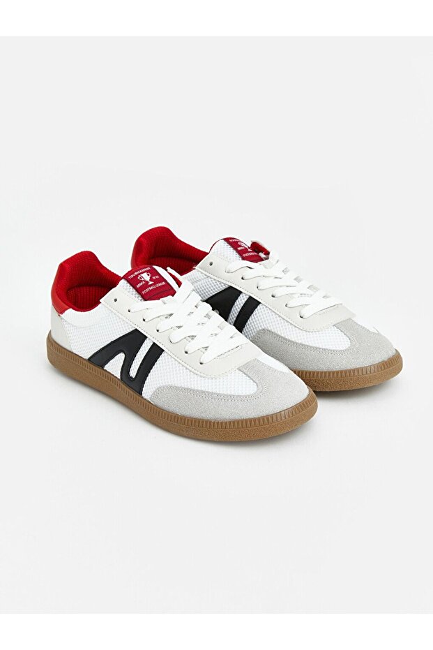 Lcw Steps White Suede Look Men's Sports Shoes