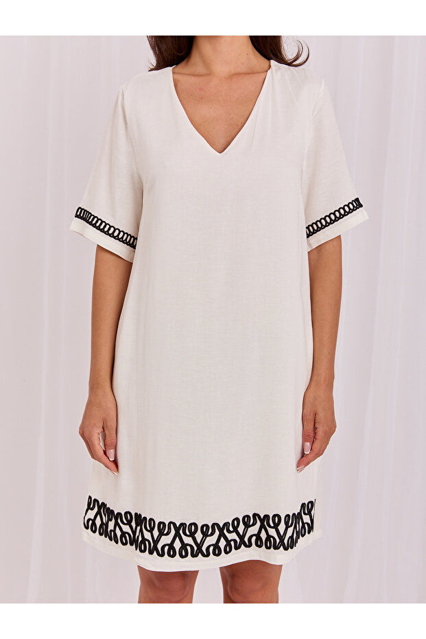 Rochie Dama Ecru - 2