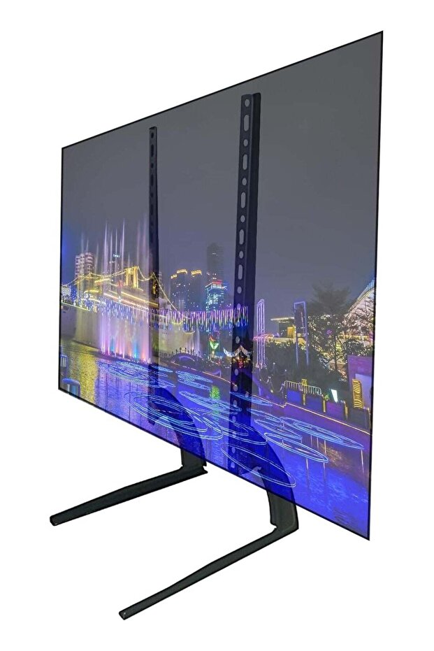 Universal TV Stand, Tabletop TV Stand Mount, 3 Settings Height Adjustable for 32-75 inch TVs