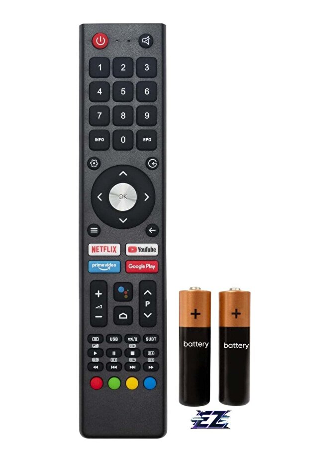 Replacement Remote Control GCBLTV02ADBBT Suitable for Chic TV U43H7A U50H7A U55H7A U43H7S U50H7S U55H7S with battery