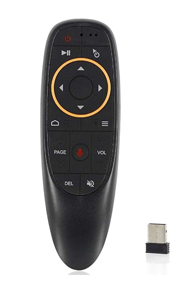 G10 Voice Air Fly Mouse, 2.4G Wireless 6 Axis Gyroscope Air Mouse Remote Control, IR Learning Controller