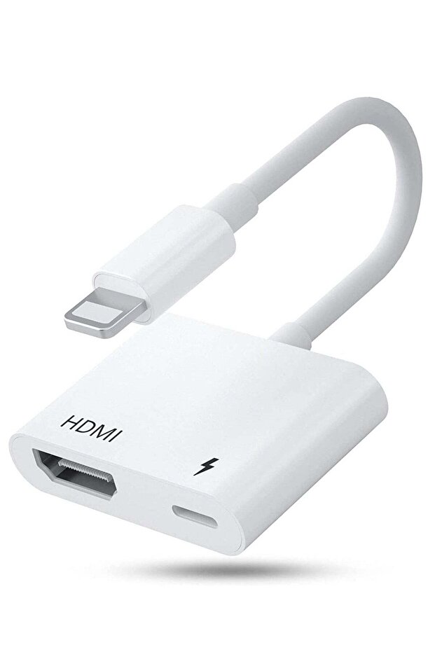 HDMI Adapter for iPhone,HDMI Sync Screen Converter, 1080P HDMI Digital AV Adapter