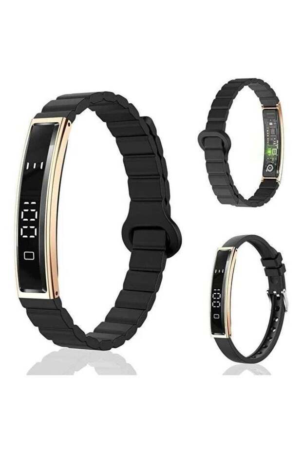 Smart Fitness Band for Unisex with OLED Display, Heart Rate Monitor, Step Counter, Sleep Tracking, Call & Message Notifications, Waterproof Activity Tracker with 2 Interchangeable Straps