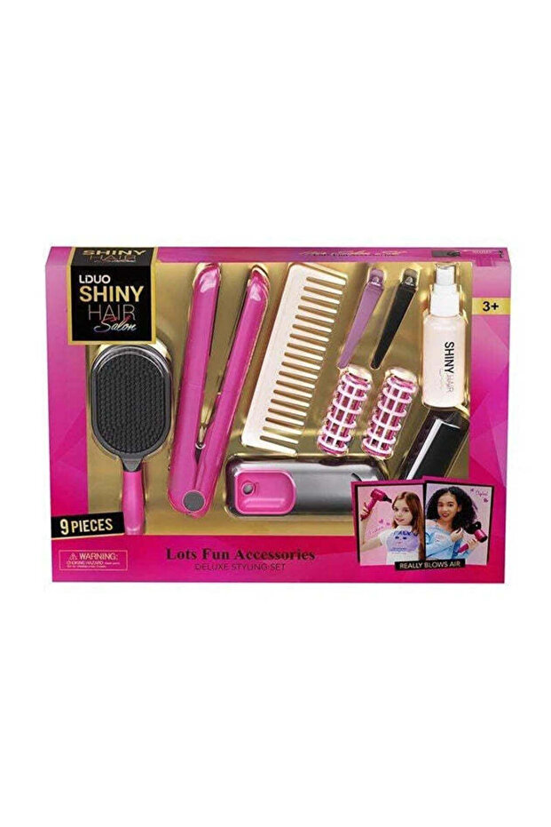 LDUO Children's Hairdresser's Set with Styler 9 elements