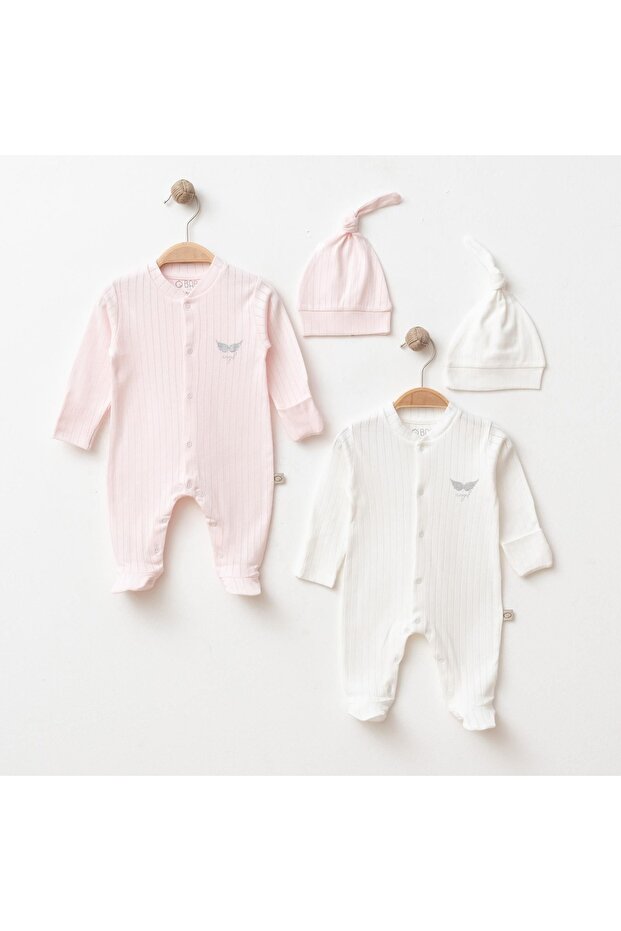 2-Piece Baby Jumpsuit with Gloves