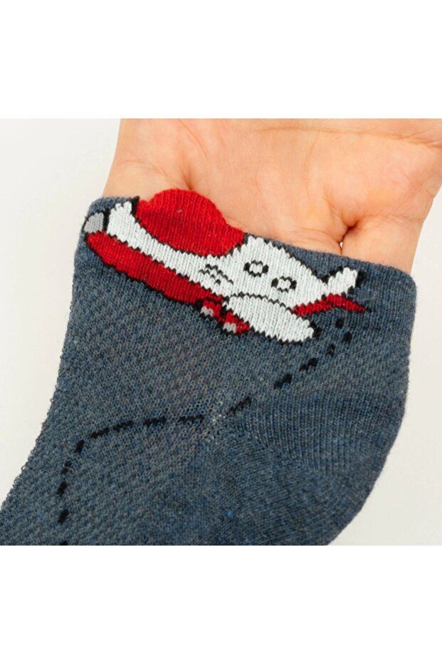 3D Men's Booties Socks K20333 (the Price Is for One Piece)