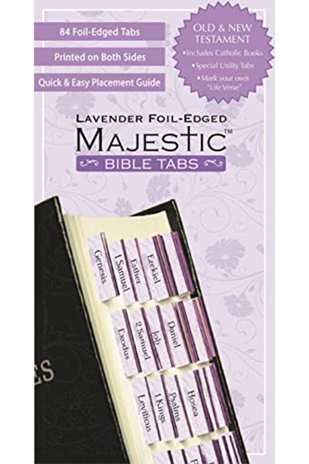 Majestic Bible Tabs Lavender