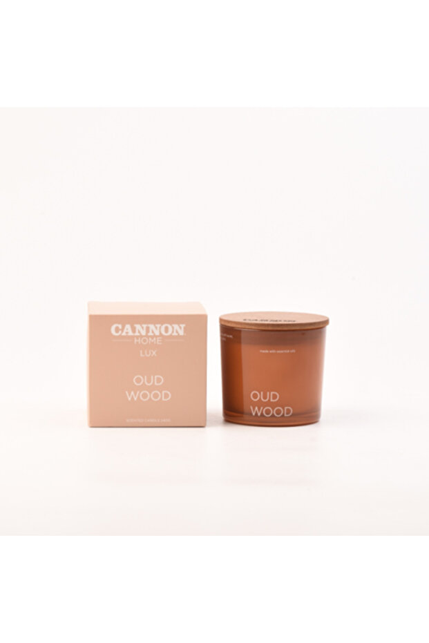 شمعة معطرة 240جرام خشب العود -004D