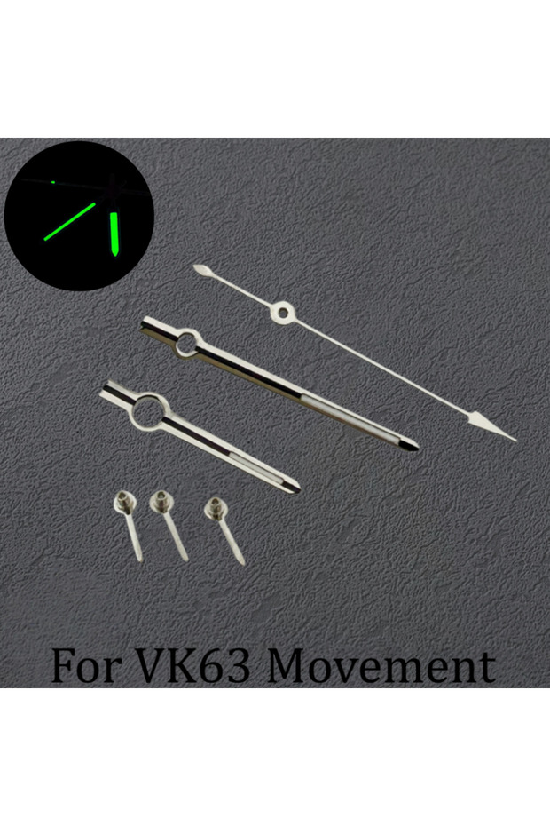 قطع تعديل مضيئة باللون الأخضر المضيء -1 أزرق أخضر تناسب حركة VK63 متعددة الوظائف مع خاصية الكرونوغراف