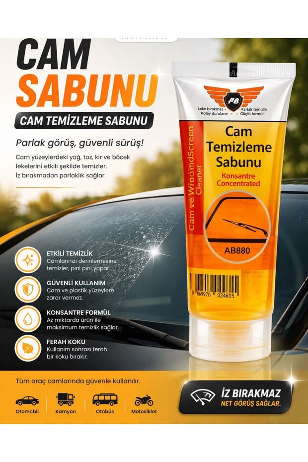 Cam Temizleme Sabunu