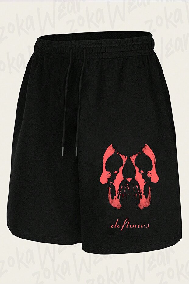 شورت مطبوع بتصميم Deftones v5 للجنسين