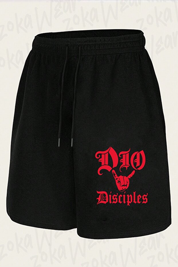 Unisex Disciples Ronnie James Dio Design Printed Shorts