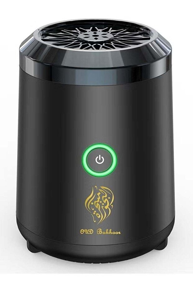 مبخرة بخور قابلة لإعادة الشحن بقوة USB من النوع C للسيارة طراز جديد باللون الأسود
