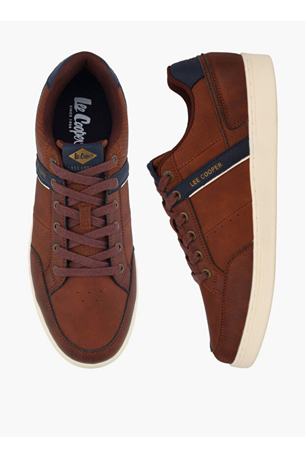 Men Lace-Up Ankle Sneakers