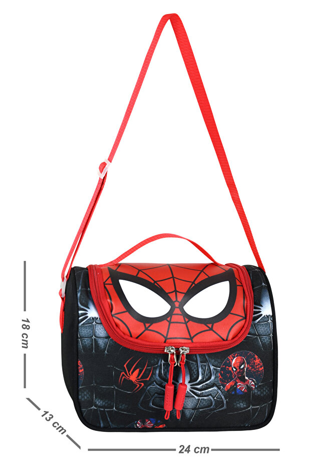 Leather Printed Spider Speedy Patterned Men's Thermal Lunch Bag
