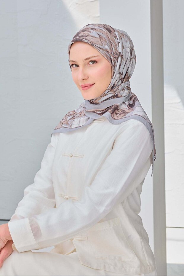 Velora Scarf Fleur Mink