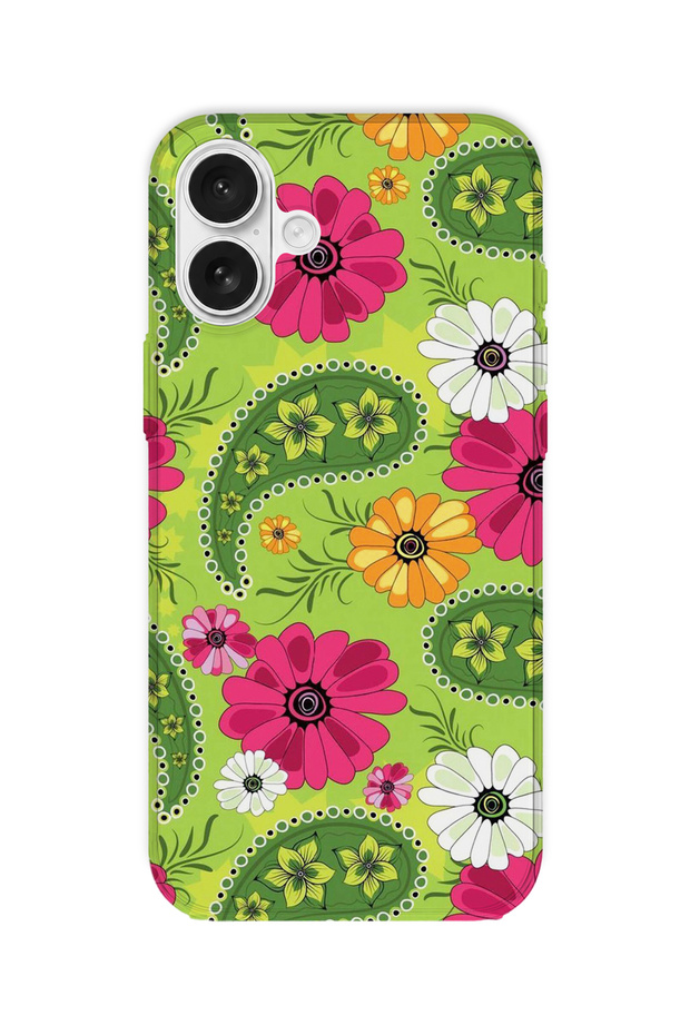 iPhone 16 Plus Compatible Printed Transparent Phone Case | Collection: Floraluxe Botanica