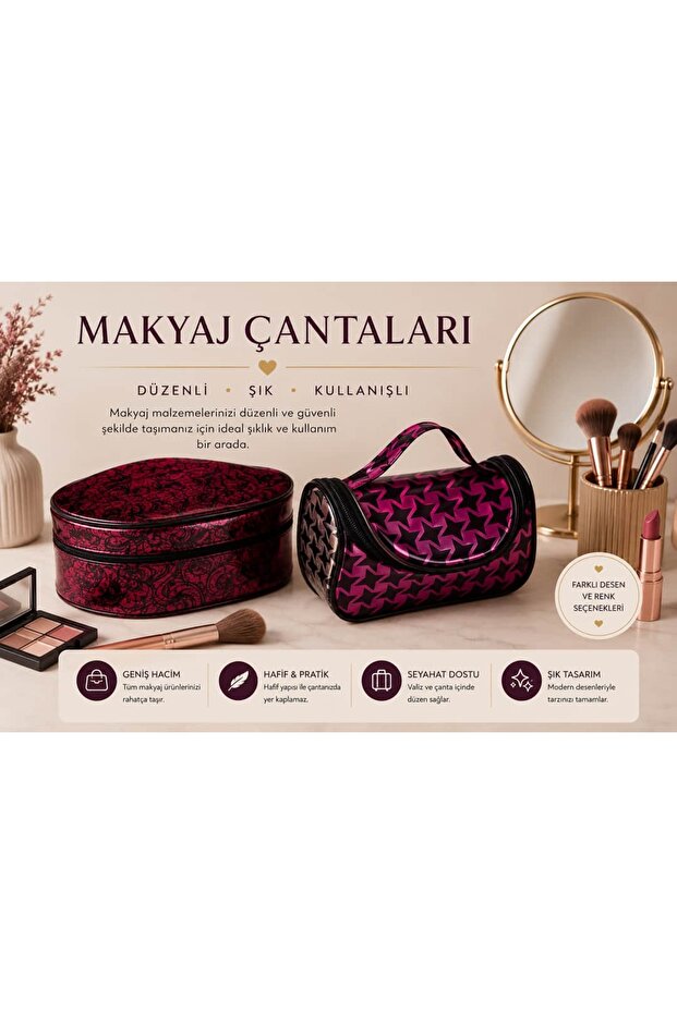 Ruby Shine Makyaj Çantası ✨