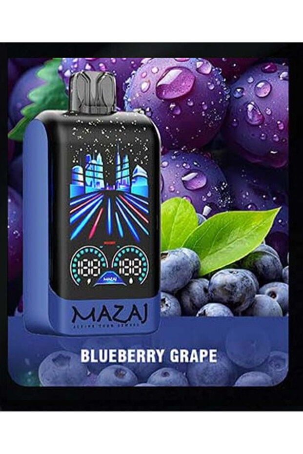 سحبة مزاج كيرف 24 الف سحبه - توت عنب Blueberry Grape Curve 24000 Puff