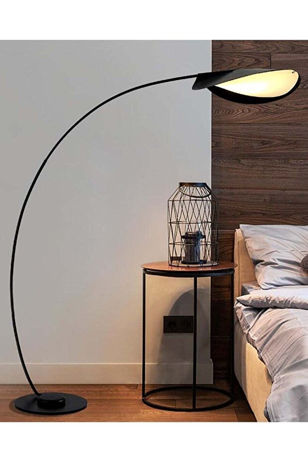 LED Pole Curved Reading Lamp