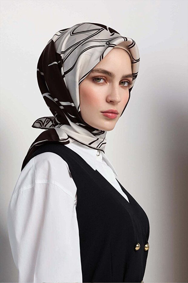Silk Scarf 2026 Spring-Summer - 9553D-86 - Sura