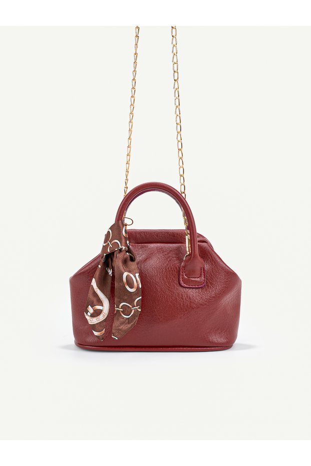 Scarf Burslu Daily Use Women's Hand and Shoulder Bag