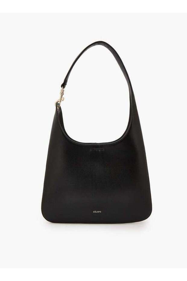 Solid Shoulder Bag With Strap Handle