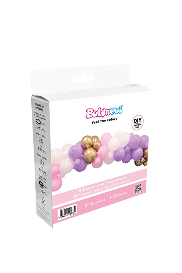 Lilac Shades Assorti Balloon Decoration Set