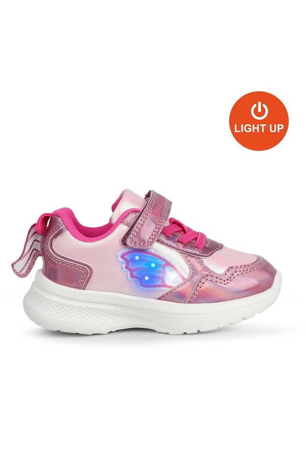 Buck3041 Bright Casual Pink-White Girl's Sports Shoes
